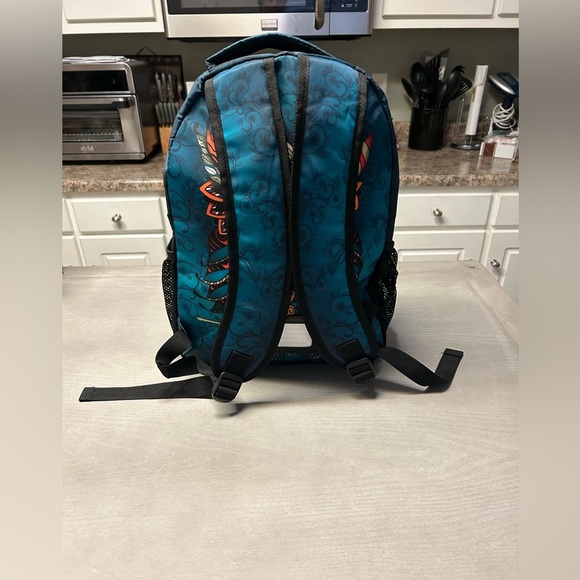 Owl Print Boho Backpack 16 Inch School Travel Bags Bookbag for Kids - Picture 5 of 11